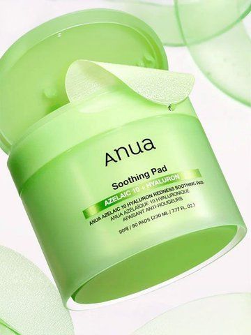 Заспокійливі пади з азелаїновою та гіалуроновою кислотами Anua Azelaic 10 Hyaluron Redness Soothing Pad  7765 фото