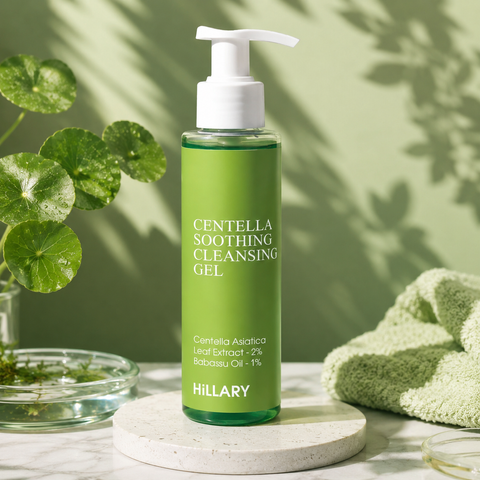 Заспокійливий гель для вмивання з центеллою Hillary Centella Soothing Cleansing Gel, 100 мл 150002 фото